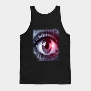 Eye - Hypnotic fantasy reflection cyber punk Tank Top